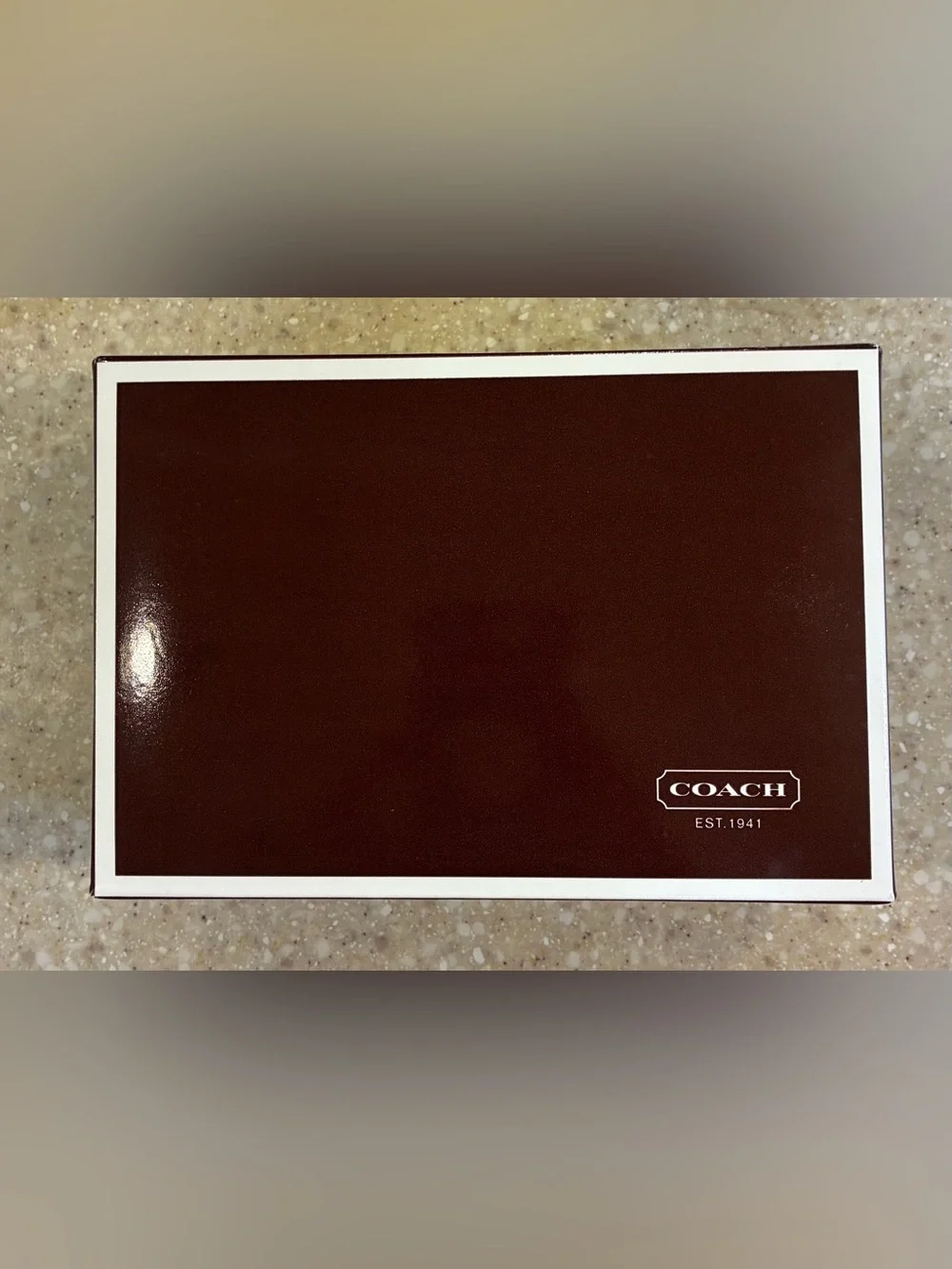 Authentic Coach Storage box for Wallet Empty small